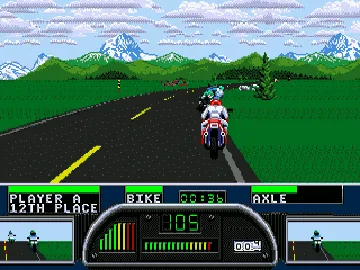 Road Rash II (Japan) screen shot game playing